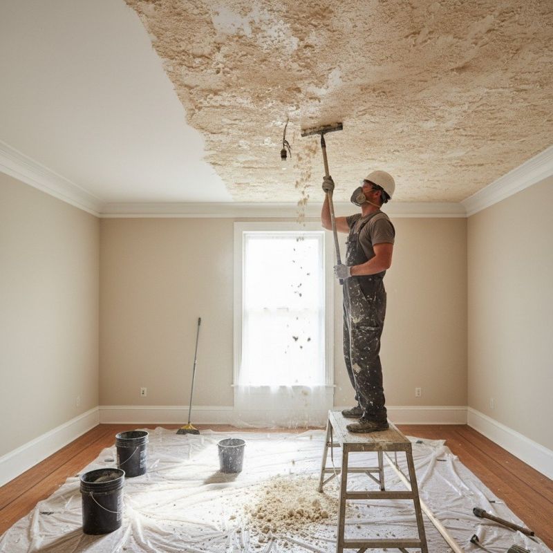 Ceiling Scraping in San Diego, CA