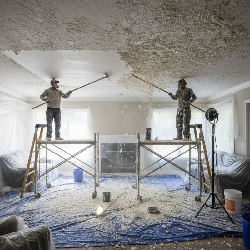 Knockdown Ceiling Removal in Cincinnati, OH